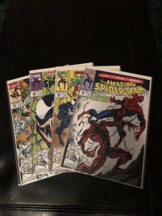 Spider - Man 360,  361,  362,  363,  Cameo,  1st,  2nd,  3rd Appearance Carnage