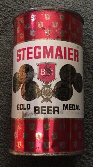 Stegmaier Gold Medal Beer Indoor Flat Top Can Wilkes Barre Pa