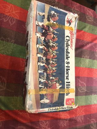 Budweiser Clydesdale 8 - Horse Hitch Model Kit Amt 7702 Clydesdales Complete