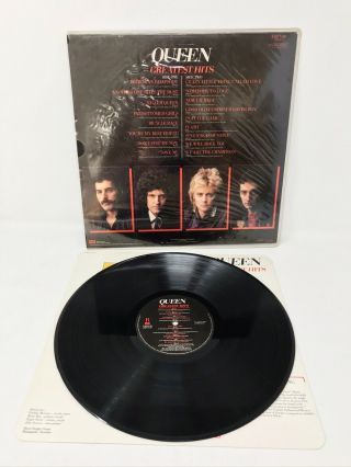QUEEN - GREATEST HITS VINYL ALBUM LP RECORD 33rpm 1981 (BEST OF) 2
