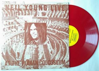 Neil Young - Live At The Roman Colosseum 1976 - Red Colored Vinyl - No Tmoq