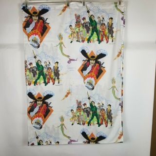 Vintage Disney Twin Bedsheets Peter Pan Captain Hook Fabric Lost Boys