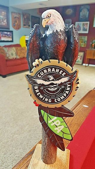 Currahee Brewing Bald Eagle Beer Tap Handle