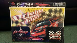 Coca - Cola Placemat & Coaster 8 - Piece Set Driving Your Thirst For Racing Nascar