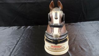 Anheuser Busch World Famous Budweiser Clydesdales 1995 Horse Figure Stein D3