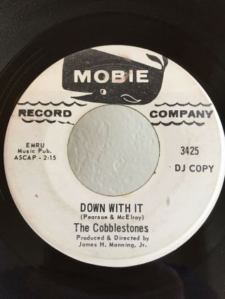 Garage Promo 45 The Cobblestones Down With It On Mobie Hear