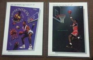Vintage Nike Poster Cards - 2 Versions - Scottie Pippen - 5 " X7 " - 1990 - 1991