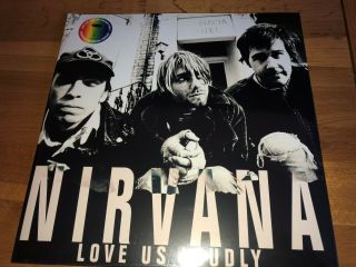 Nirvana - Love Us Loudly - Limited Edition Coloured Vinyl - & - Rare