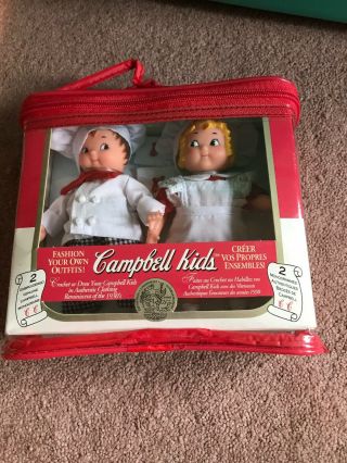 Fibre Crafts 1995 Campbells Kids Dolls Fashion Your Own Outfits