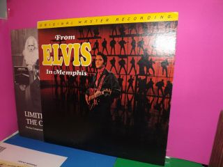 Elvis Presley:12 " Lp Mfsl From Elvis In Memphis {vinyl M,  Cover Ex} Bonus Booklet