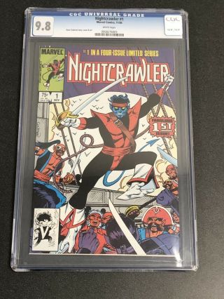Nightcrawler 1 (1985 Marvel) Cgc 9.  8 Nm/mt - Dave Cockrum Story & Art - White