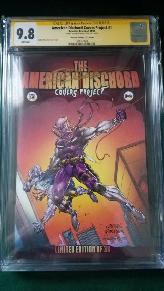 Cgc 9.  8 Covers Project Ss Fantasy 15 Homage Variant Sig Robertson