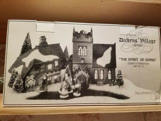Department 56 The Spirit Of Giving Dickens Village Series Set Of 13 58322