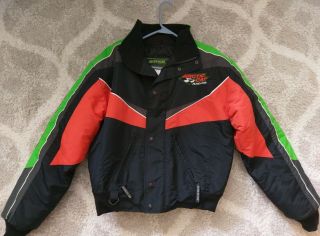 Vintage Arctic Cat Zl Snowmobile Jacket Mens Size Small With Zip - Out Liner