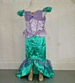 Disney Princess Ariel Little Mermaid Dress Size S (4 - 6) Walt Disney World Girls