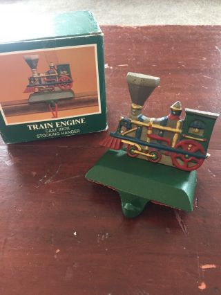 Midwest Cannon Falls Train Stocking Holder Cast Iron - W Box.