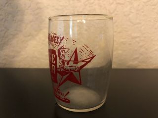 Lone Star Beer Barrel Glass Going Places Cowboy 2