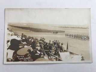 Rppc Of The 40th Division On Review At Camp Kearny,  San Diego,  Cal.  Wwi 1918