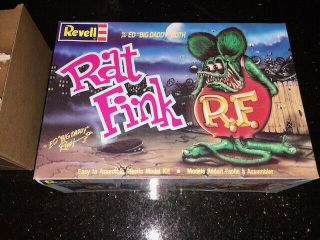 Revell Rat Fink Rf By Ed " Big Daddy " Roth Model Kit Never Assembled W/box
