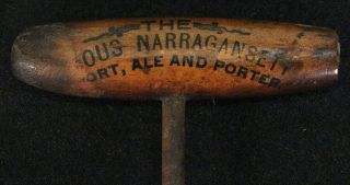 Narragansett Pre - Pro Corkscrew Beer Bottle Opener Providence Rhode Island Ri Old