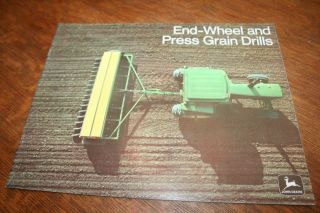 John Deere End - Wheel And Press Wheel Grain Drills Brochure 1973