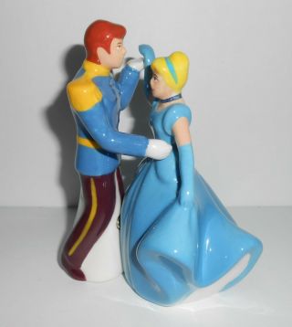 Disney Salt And Pepper Shaker Set Cinderella And Prince Charming