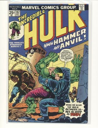 Incredible Hulk 182 Marvel Value Stamp Intact - 3rd Wolverine Fine,  Cond.
