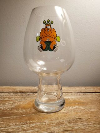 The Answer Brewpub King Hippo Craft Beer Glass