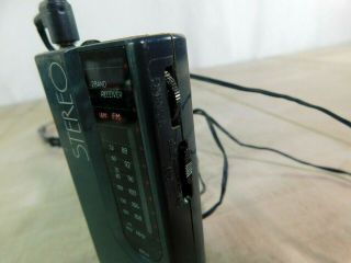 Sanyo Model RP 42 Pocket Transistor Stereo Radio w/Ear Phones 3