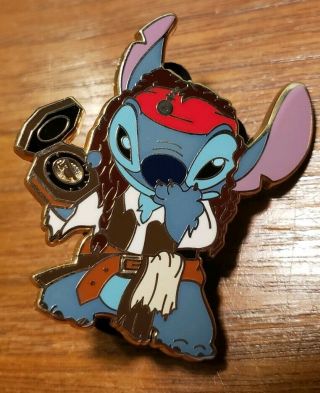 Stitch - Pirate - Captain Jack - Rare Htf - Disney Pin