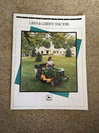 Vintage John Deere Lawn & Garden Tractors No.  316,  318 & 420 Sales Brochure