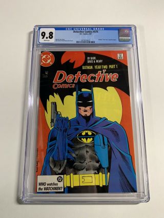 Detective Comics 575 Cgc 9.  8 White Pages Batman Year 2 Two Dc Comics 023