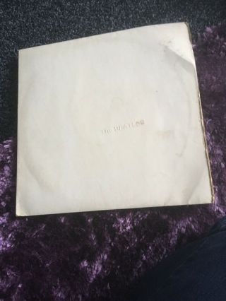 BEATLES 1968 THE WHITE ALBUM LP VINYL RECORD 3