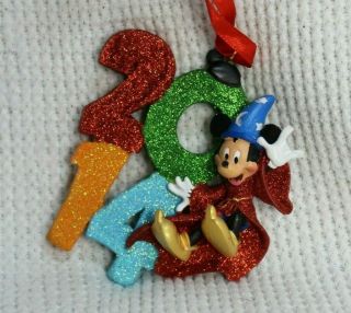 Disney Christmas Ornament - 2014 Sorcerer Mickey Mouse,  Wdw Leap Year Ornament