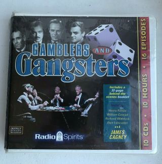 Gamblers And Gangsters 10 - Cd Radio Spirits Classic Vg Henry Fonda James Cagnney