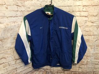 Vintage Men’s Nike Dallas Mavericks Warm Up Jacket Size Xxl Windbreaker 90’s