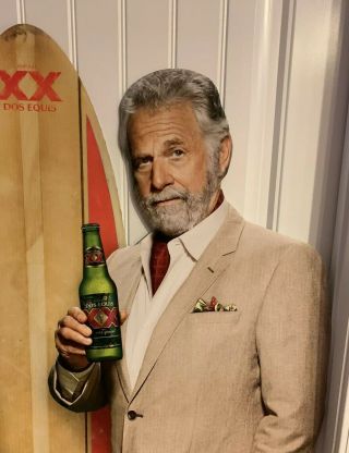 Dos Equis Most Interesting Man In The World Life SZ Card Board cutout Surf Board 3
