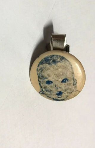 Vintage Gerber Baby Pocket Pencil Clip Rare Advertising Item
