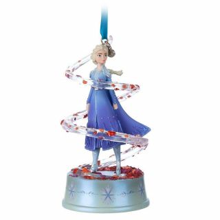 Disney 2019 Frozen 2 Elsa Singing Into The Unknown Sketchbook Christmas Ornament
