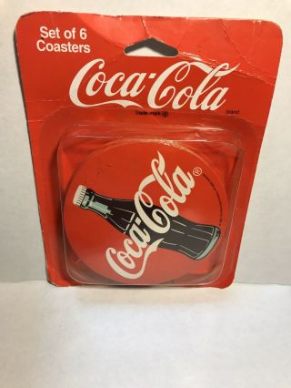 Vintage Coca Cola Cork Coasters Very Rare Made In The Usa Coke