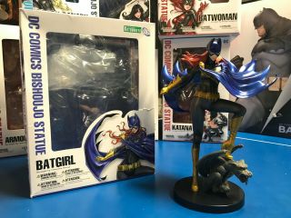 Dc Comics Kotobukiya Bishoujo Batgirl Figure Statue Blue Grey