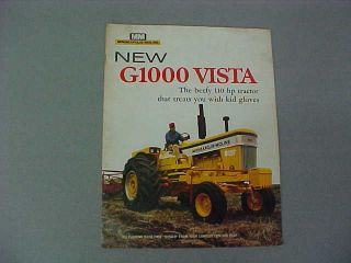 Vintage 1967 Minneapolis - Moline G1000 Vista Tractor Brochure