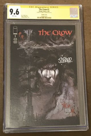 The Crow 1 Cgc 9.  6 Ss Signed James O’barr Vol 3 1:10 Todd Mcfarlane Variant