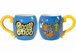 Scooby - Doo And Friends Mystery Group 14 Oz.  Ceramic Oval Coffee Mug,