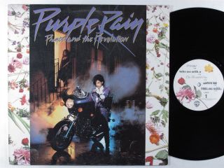 Prince & The Revolution Purple Rain Warner Bros Lp W/poster