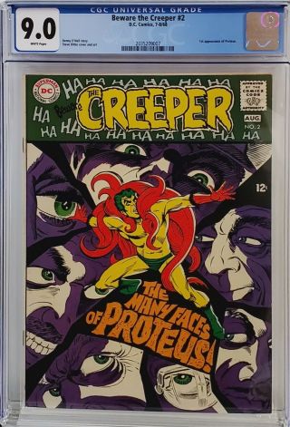 Beware The Creeper 2 Cgc 9.  0 White Pages Ditko Mac