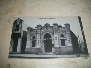 Vintage Ca 1930 Postcard Peoples National Bank Denton Md Maryland