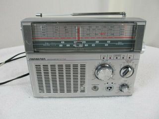 Vintage Sounddesign 2267 - B Solid State Tabletop Radio Am/fm/tv - 1/tv - 2/air/police