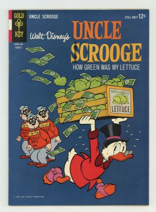 Uncle Scrooge 51 Vf 8.  0 1964