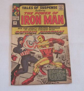 Tales Of Suspense 58 Comics Ironman Captain America Silver Age